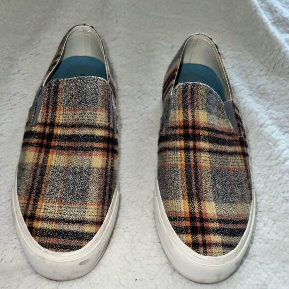 SeaVees Baja platform slip on loafer plaid - size 9.5 - Picture 4 of 7